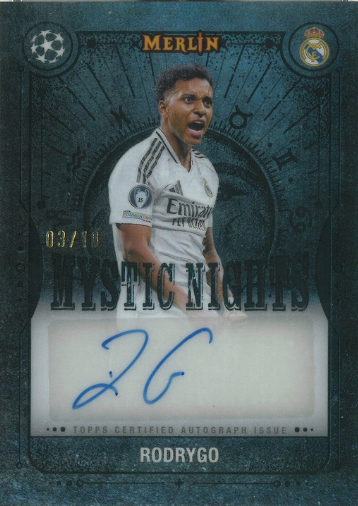 Rodrygo Goes Auto Topps Merlin 3/10