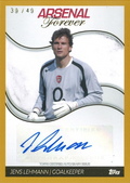 Jens Lehmann Auto Topps Arsenal Forever 39/49 AL-JL