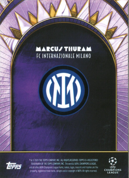Marcus Thuram Auto Topps DECO 22/25