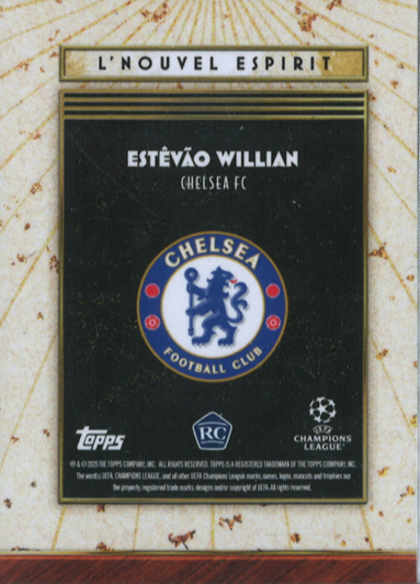 Estevao Willian Topps Deco Rookie Card