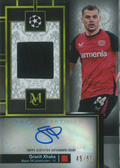 Granit Xhaka Auto Relic Topps 45/50